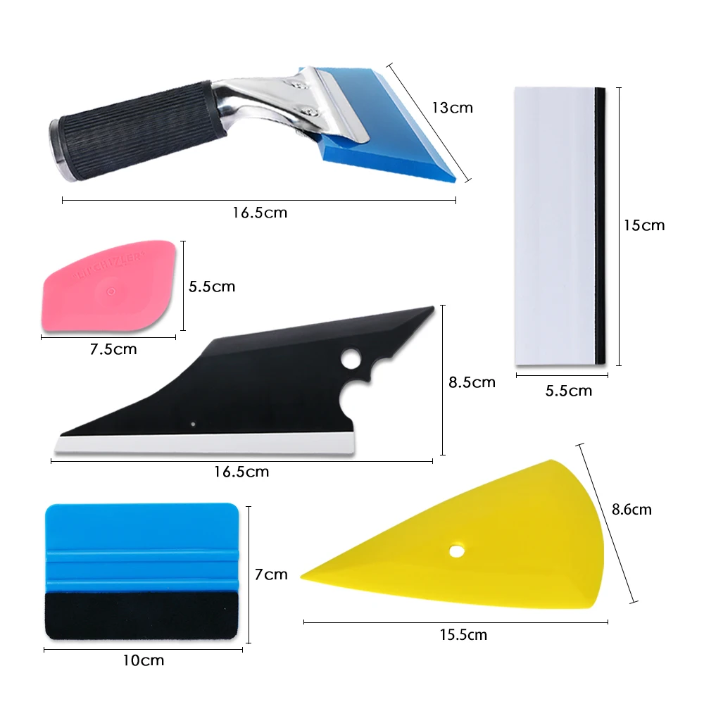 6 шт., инструменты для упаковки виниловой пленки автомобиля, набор скребков для установки автомобильных наклеек, скребок для удаления войлока, пластиковый набор, автоаксессуары
6 шт., инструменты для упаковки виниловой пленки автомобиля, набор скребков для установки автомобильных наклеек, скребок для удаления войлока, пластиковый набор, автоаксессуары