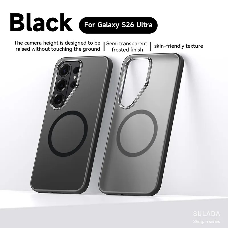 Case for Samsung Galaxy S26 Ultra S26PLUS S25 Ultra S26 Magnetic Semi Transparent Frosted Shockproof Hard Mobile Phone Case Cove
Case for Samsung Galaxy S26 Ultra S26PLUS S25 Ultra S26 Magnetic Semi Transparent Frosted Shockproof Hard Mobile Phone Case Cove