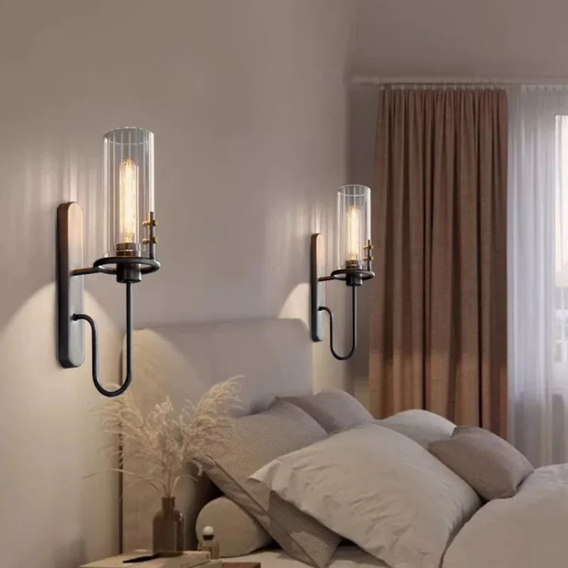 Retro Luxury Wall Lamp American Vintage Glass Wall Light Hotel Bedroom Bedside Aisle Stairs Atmosphere Interior Lighting Fixture
Retro Luxury Wall Lamp American Vintage Glass Wall Light Hotel Bedroom Bedside Aisle Stairs Atmosphere Interior Lighting Fixture