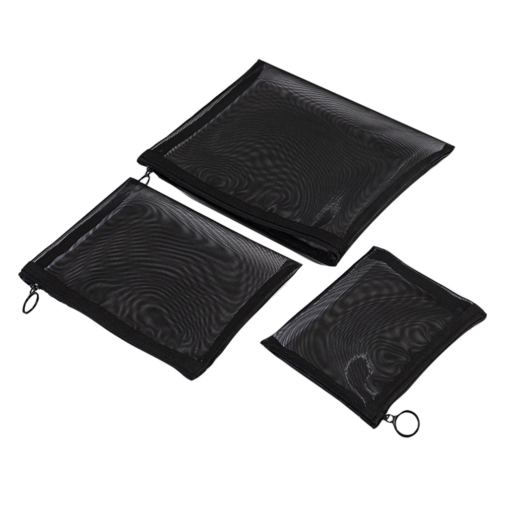 3 Pcs Mesh Makeup Bags ganizer Mesh Bags Travel Toiletries Pouch Makeup Storage Pencil Case File Bag Small Size
3 Pcs Mesh Makeup Bags ganizer Mesh Bags Travel Toiletries Pouch Makeup Storage Pencil Case File Bag Small Size