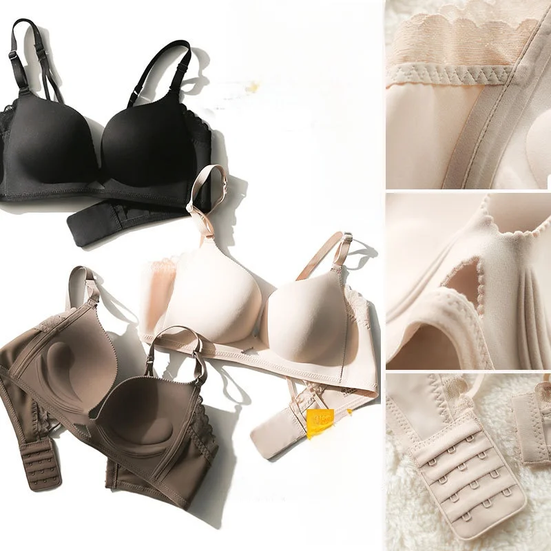 Light Cotton Bra Set Smooth Thin Women's Underwear Gathered No Empty Cup Comfortable Casual Style with Steel Ring Home Clothes
Light Cotton Bra Set Smooth Thin Women's Underwear Gathered No Empty Cup Comfortable Casual Style with Steel Ring Home Clothes