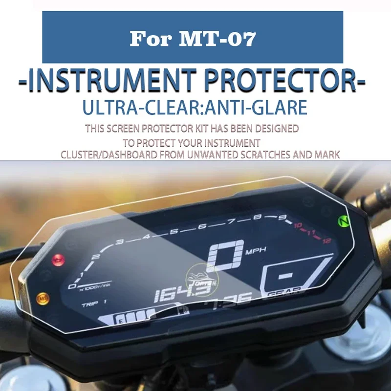 For YAMAHA MT-07 MT07 MT 07 2021 2022 Motorcycle Dashboard Screen Protector Scratch Protective Film
For YAMAHA MT-07 MT07 MT 07 2021 2022 Motorcycle Dashboard Screen Protector Scratch Protective Film