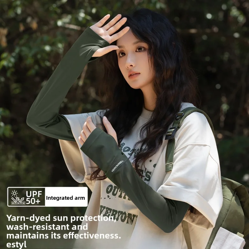 Sunscreen Ice Silk Arm Sleeves for Women, Summer Thin Breathable Outdoor UV Protection Arm Sleeves for Cycling and Fishing
Sunscreen Ice Silk Arm Sleeves for Women, Summer Thin Breathable Outdoor UV Protection Arm Sleeves for Cycling and Fishing