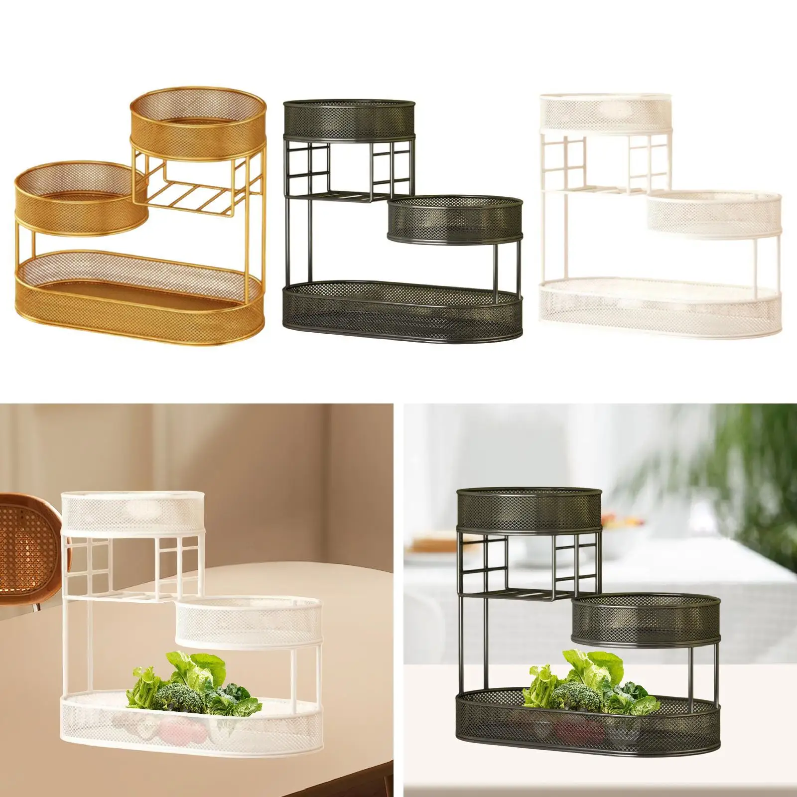 Countertop Fruit Basket Fruit Rack Large Capacity Multi Tier Party Table Centerpiece Desk Storage Basket Snacks Container
Countertop Fruit Basket Fruit Rack Large Capacity Multi Tier Party Table Centerpiece Desk Storage Basket Snacks Container