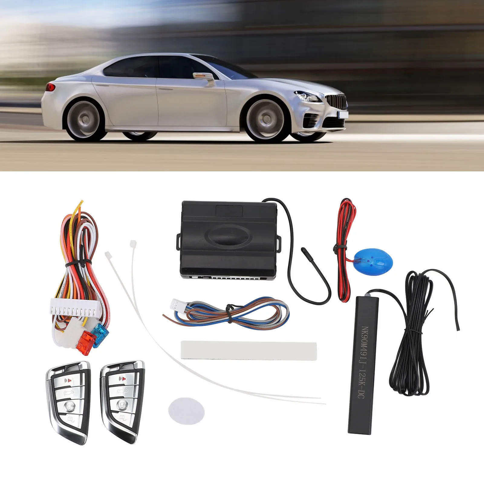 12V Car Anti Theft Alarm System PKE Passive Keyless Entry System for 12V Fuel Vehicle Passive Keyless Entry Car Alarm System
12V Car Anti Theft Alarm System PKE Passive Keyless Entry System for 12V Fuel Vehicle Passive Keyless Entry Car Alarm System