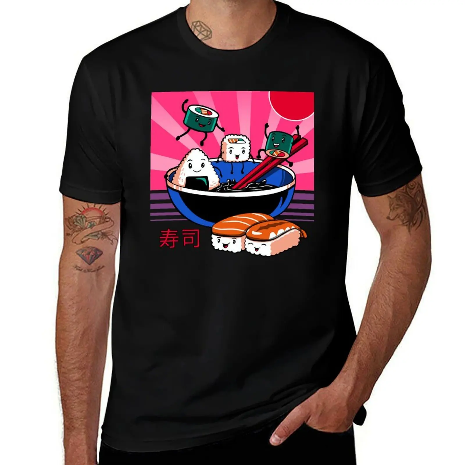 Sushi Retro Fun T-Shirt cotton t shirt pack t shirts for man pack cotton T-Shirt
Sushi Retro Fun T-Shirt cotton t shirt pack t shirts for man pack cotton T-Shirt