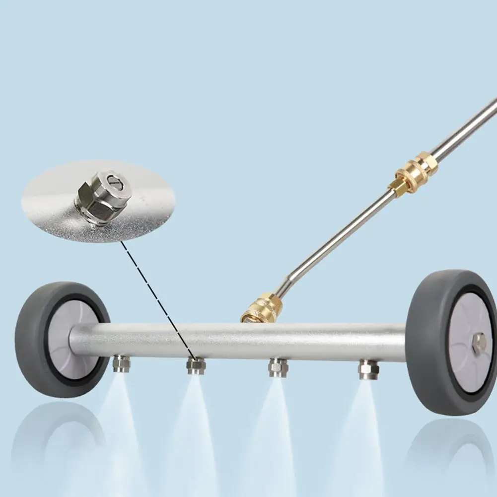 High Pressure Water Gun Cleaner Chassis Cleaning Under Washer Adapter Water Broom Nozzles 4 Kit Road Machine Cleaning Tools
High Pressure Water Gun Cleaner Chassis Cleaning Under Washer Adapter Water Broom Nozzles 4 Kit Road Machine Cleaning Tools