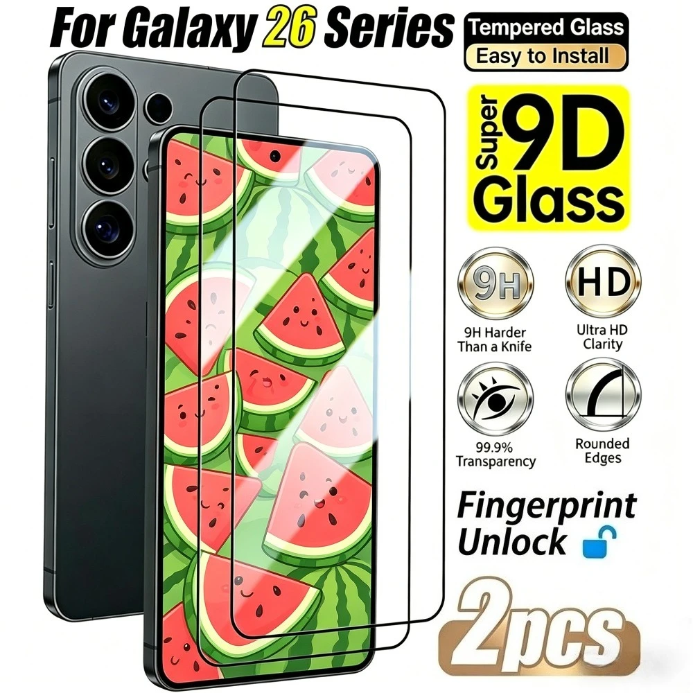 2Pcs Ultra Clear Screen Protectors for Samsung Galaxy S26 S25 S24 S23 Ultra S23 S22 S20 Plus S25 S24 FE Anti-Scratch Glass Film
2Pcs Ultra Clear Screen Protectors for Samsung Galaxy S26 S25 S24 S23 Ultra S23 S22 S20 Plus S25 S24 FE Anti-Scratch Glass Film