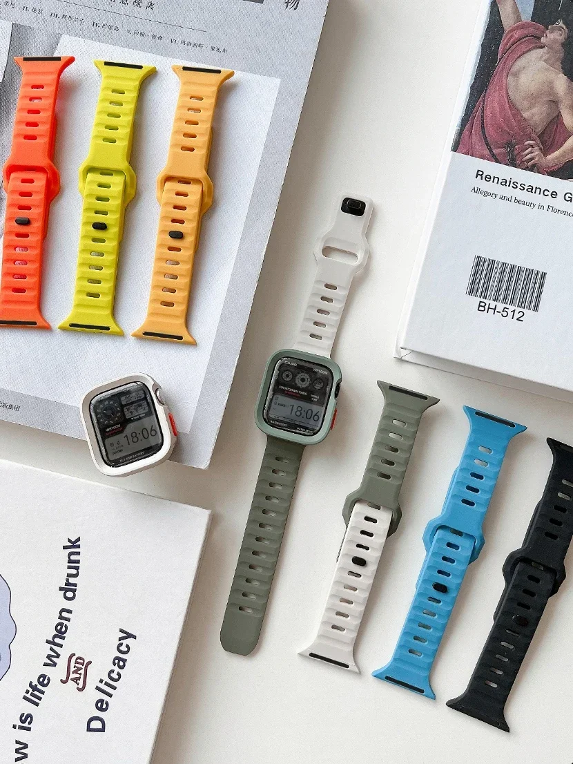 Case+Strap For Apple Watch Ultra 2 49mm 46mm 44mm 40mm 45mm41mm Silicone bracelet correa cover for iWatch series 10 8 9 7 6 SE 5
Case+Strap For Apple Watch Ultra 2 49mm 46mm 44mm 40mm 45mm41mm Silicone bracelet correa cover for iWatch series 10 8 9 7 6 SE 5