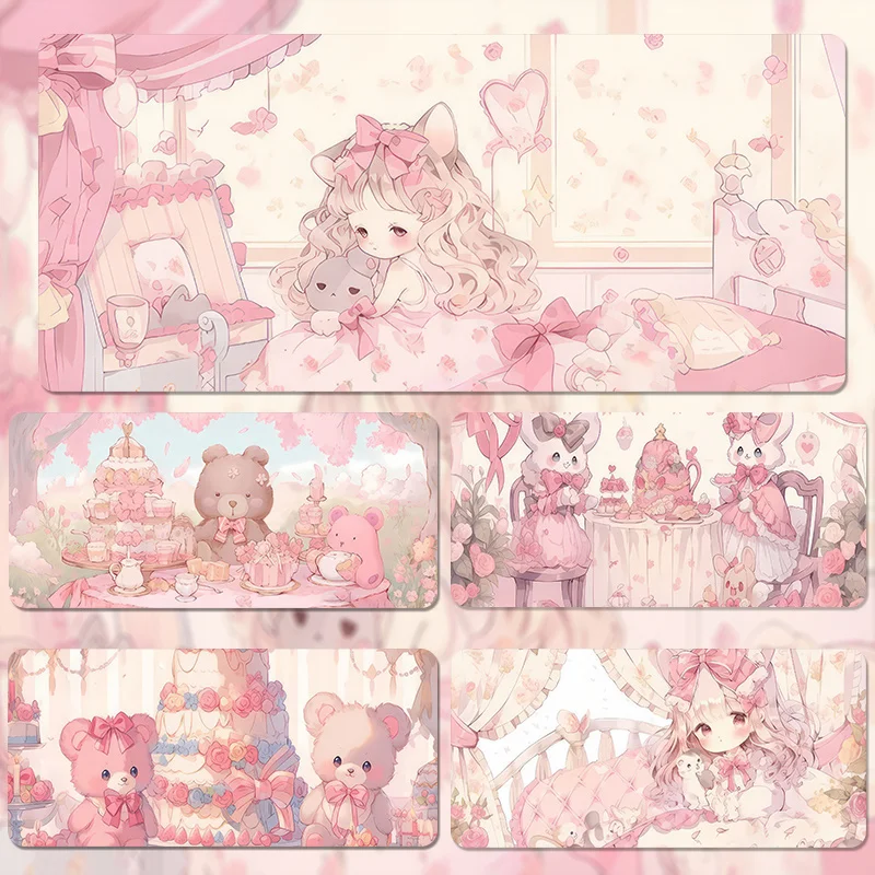 Lovely Comic Princess Rabbit Rubber Mouse Pad Gaming Large Small Laptop Deskmat Keyboard Mat Stitched Edge Non-Slip Desk Pad
Lovely Comic Princess Rabbit Rubber Mouse Pad Gaming Large Small Laptop Deskmat Keyboard Mat Stitched Edge Non-Slip Desk Pad