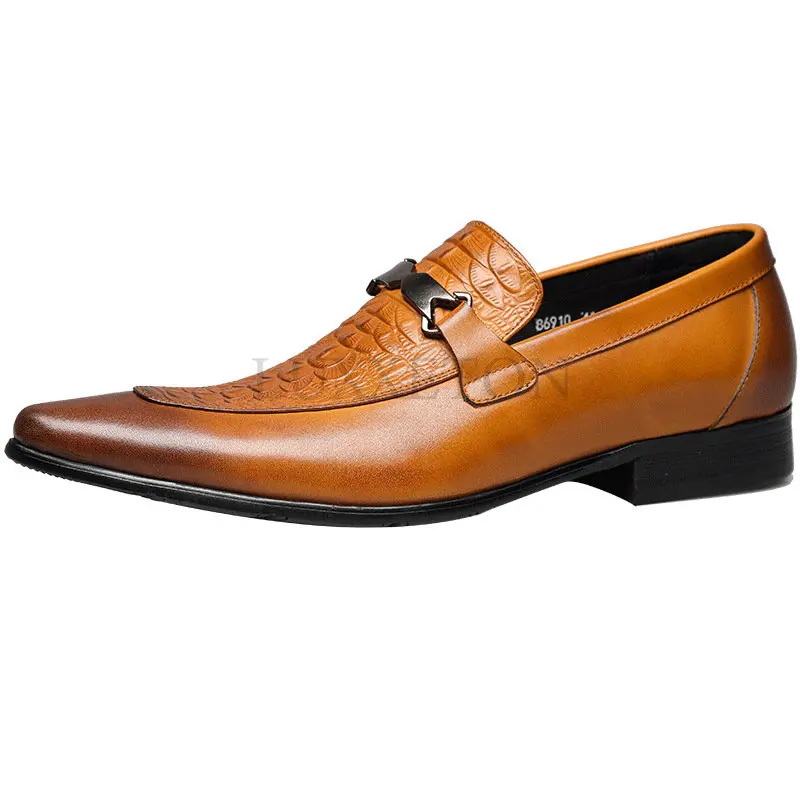 Mens Business Casual Shoes Luxury Designer Crocodile Pattern Leather Loafers Moccasins Wedding Dress Flats Zapatos Hombre
Mens Business Casual Shoes Luxury Designer Crocodile Pattern Leather Loafers Moccasins Wedding Dress Flats Zapatos Hombre