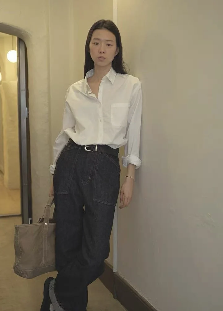 PREON Casual Slim Fit Dark Pattern Denim Jeans High Waist Straight Leg Cotton Women's Autumn Spring New Arrival
PREON Casual Slim Fit Dark Pattern Denim Jeans High Waist Straight Leg Cotton Women's Autumn Spring New Arrival