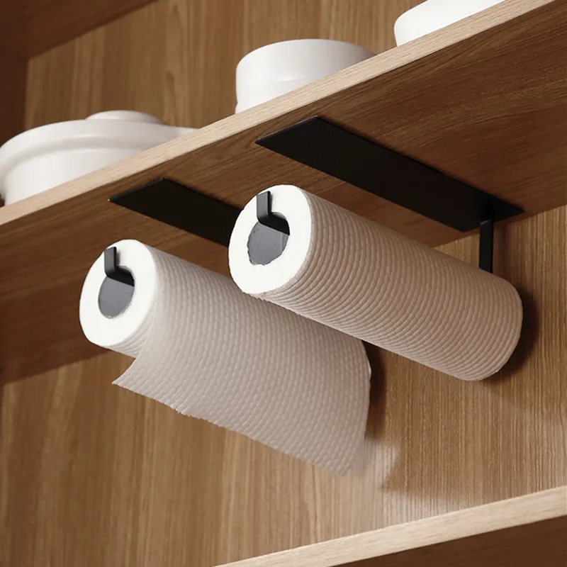 Metal Wall Mount Kitchen Self Adhesive Paper Roll Holder Rack for Towel Storage Tissue Hook Bathroom Accessories Stand
Metal Wall Mount Kitchen Self Adhesive Paper Roll Holder Rack for Towel Storage Tissue Hook Bathroom Accessories Stand