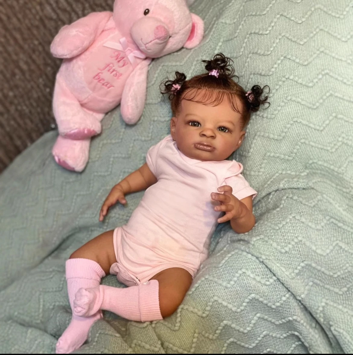 19 inch Lanny Heirloom Reborn Doll - Weighted Soft Body, Magnetic Pacifier & Handcrafted Eyelashes, CE Certified Gift for Girls
19 inch Lanny Heirloom Reborn Doll - Weighted Soft Body, Magnetic Pacifier & Handcrafted Eyelashes, CE Certified Gift for Girls