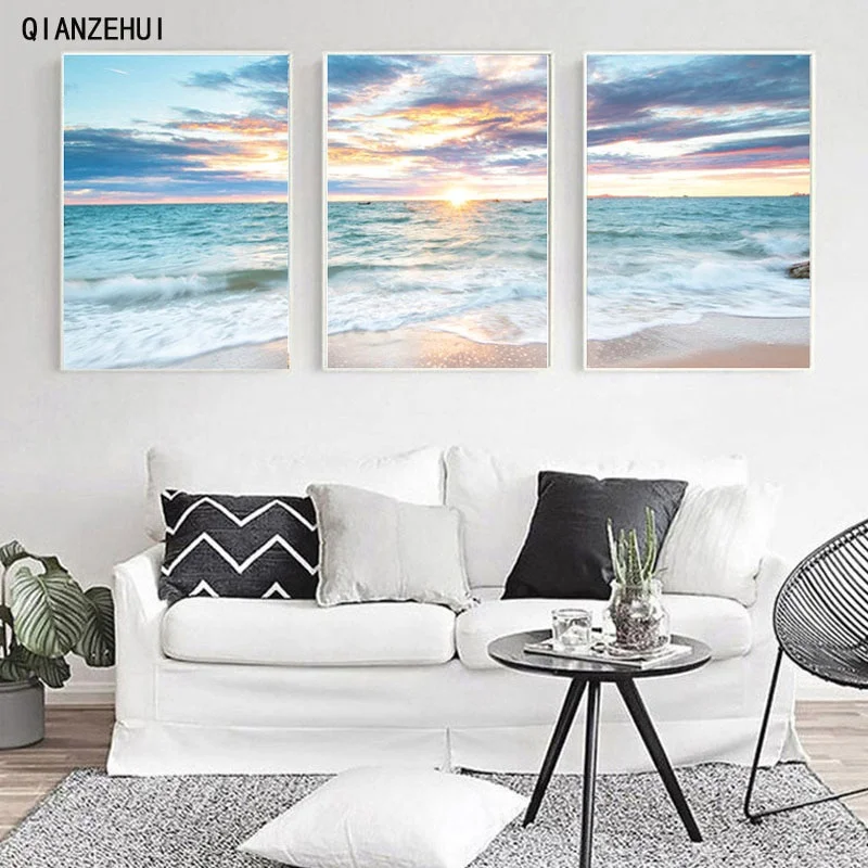 DIY full 5D Diamond Embroidery,Round Diamond 5D Triptych seaside Living room decoration rhinestone beads Diamond painting
DIY full 5D Diamond Embroidery,Round Diamond 5D Triptych seaside Living room decoration rhinestone beads Diamond painting