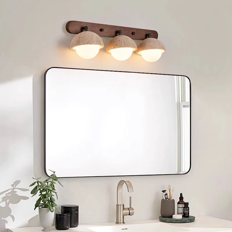 Dark Wood Base LED Wall Lamp Real Stone Vintage Sconce Home Decor For Bathroom Bedroom Mirror Front Bedside Lighting Fixtreus
Dark Wood Base LED Wall Lamp Real Stone Vintage Sconce Home Decor For Bathroom Bedroom Mirror Front Bedside Lighting Fixtreus