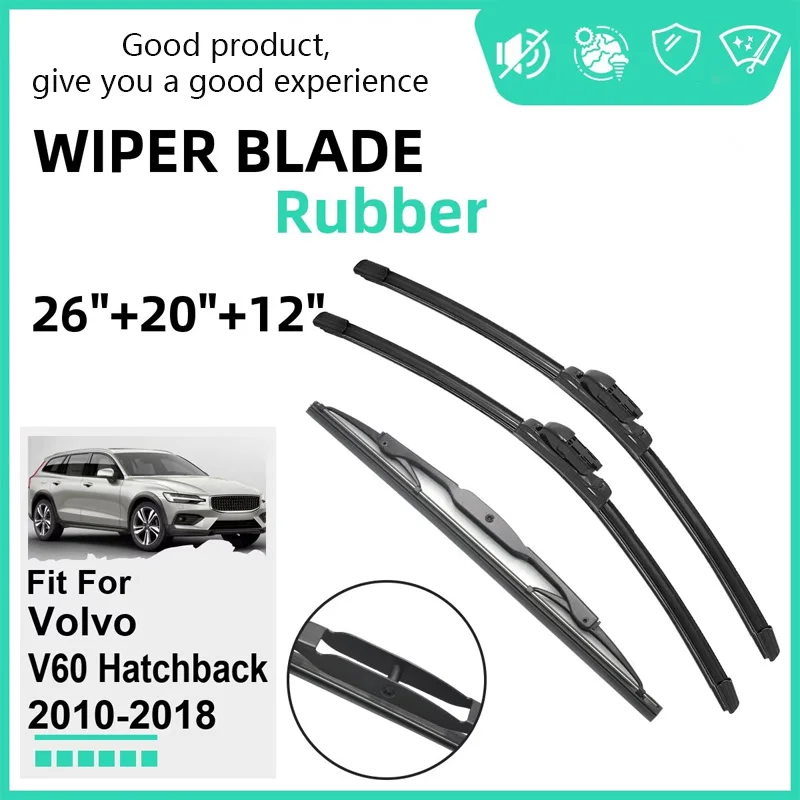 Rubber Car Wiper Blades for Volvo V60 2010-2018 Windshield Wipers Rubber Car Accessories 2013 2014 2015 2016 2017 2018
Rubber Car Wiper Blades for Volvo V60 2010-2018 Windshield Wipers Rubber Car Accessories 2013 2014 2015 2016 2017 2018