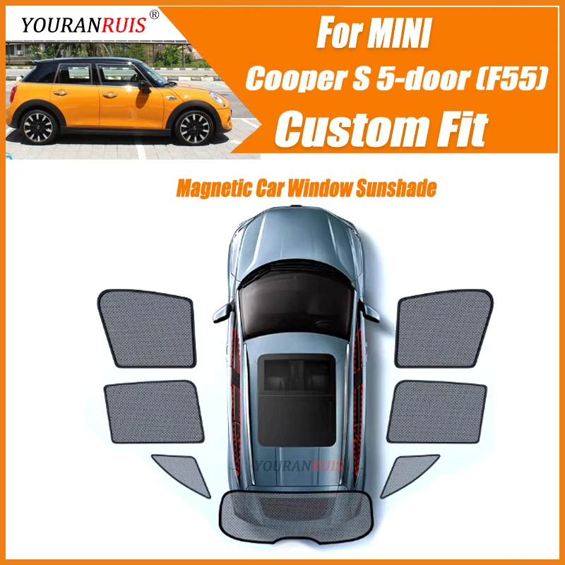 Car Windows Sun Shades for MINI Cooper S 5-door (F55) Sunshades Magnetic Heat insulation Car Curtains Visor Accessories
Car Windows Sun Shades for MINI Cooper S 5-door (F55) Sunshades Magnetic Heat insulation Car Curtains Visor Accessories
