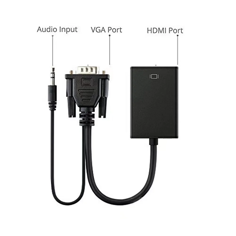 VGA to HDMI converter computer monitor TV adapter cable vga to HDMI adapter audio power supply
VGA to HDMI converter computer monitor TV adapter cable vga to HDMI adapter audio power supply