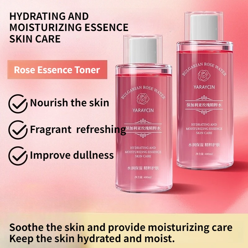 Bulgarian Rose Essence Toner 400ml - Brightening Facial Mist to Minimize Pores & Refresh Skin, Soaking Mask Formula
Bulgarian Rose Essence Toner 400ml - Brightening Facial Mist to Minimize Pores & Refresh Skin, Soaking Mask Formula