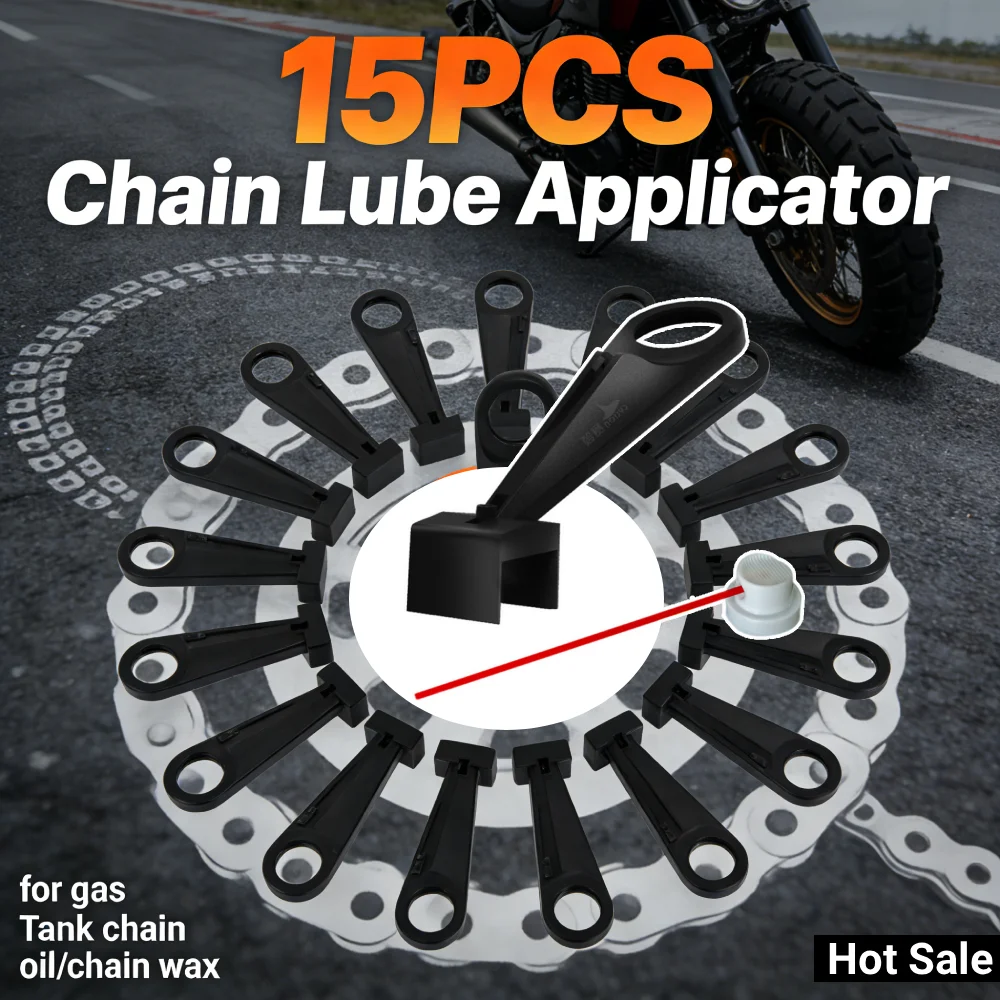 Motorcycle Chain Lube Applicator Mess-Free Chain Wax Chain Cleaner Attachment Motorcycle Chain Oiler Spray Gear for Motorcycle
Motorcycle Chain Lube Applicator Mess-Free Chain Wax Chain Cleaner Attachment Motorcycle Chain Oiler Spray Gear for Motorcycle