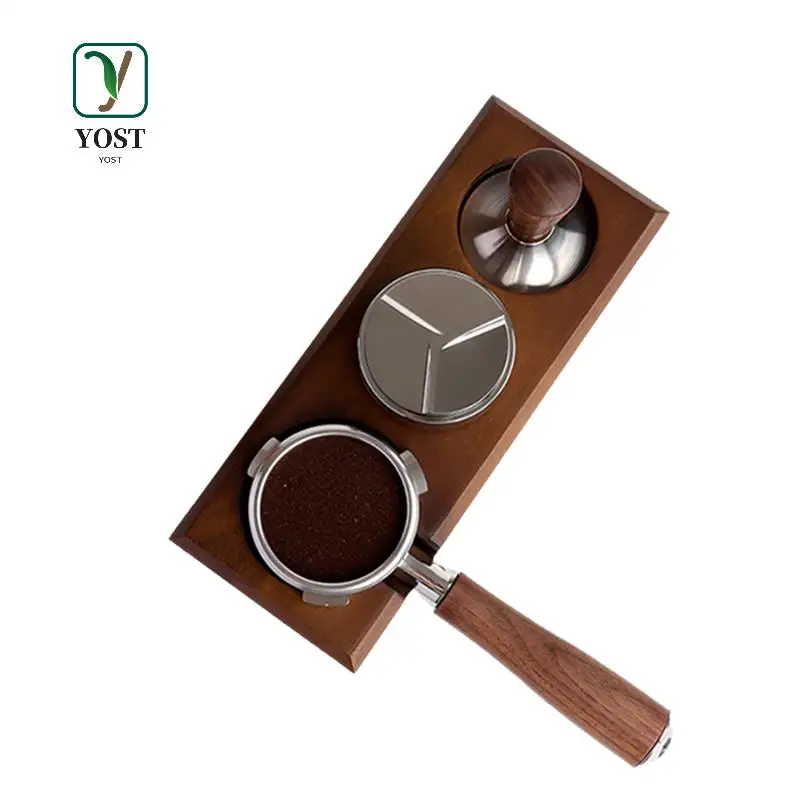 YOST-Coffee Tamper, инструмент для распределителя кофе, крышка из орехового дерева, выравниватель эспрессо, подходит для портафильтра, эспрессо
YOST-Coffee Tamper, инструмент для распределителя кофе, крышка из орехового дерева, выравниватель эспрессо, подходит для портафильтра, эспрессо