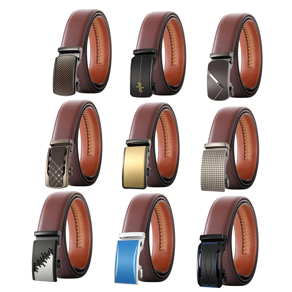 Automatic Buckle Coffee Leather Belt For Men 3.5cm Width Luxury Brand Mens Belts Casual Waist Strap Male Formal Pants Belt B608
Automatic Buckle Coffee Leather Belt For Men 3.5cm Width Luxury Brand Mens Belts Casual Waist Strap Male Formal Pants Belt B608
