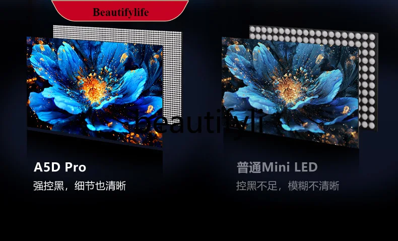 E132 85A5D Pro 85-inch built-in whispering wall LED TV, home LCD TV
E132 85A5D Pro 85-inch built-in whispering wall LED TV, home LCD TV