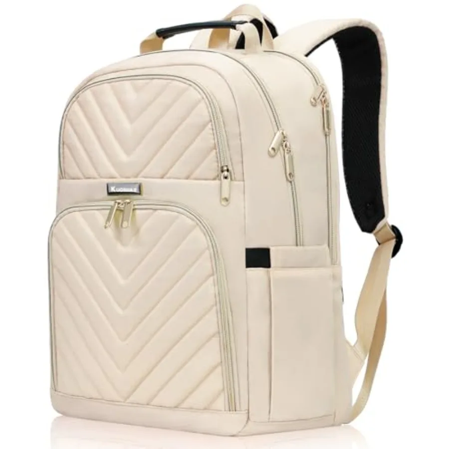 Travel Laptop Backpack for Women, Quilted Work Backpack Purse with USB Charging Port, School Backpack for Teens Girls Boys, Lar
Travel Laptop Backpack for Women, Quilted Work Backpack Purse with USB Charging Port, School Backpack for Teens Girls Boys, Lar