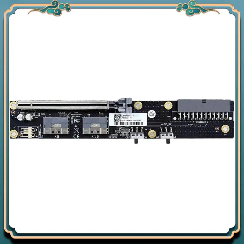 (Новинка) 2-портовая внешняя карта Slimsas Pcie4.0 X16 для ноутбука и внешней видеокарты Pcie4.0 X16 к адаптеру ПК Slimsas 8654
(Новинка) 2-портовая внешняя карта Slimsas Pcie4.0 X16 для ноутбука и внешней видеокарты Pcie4.0 X16 к адаптеру ПК Slimsas 8654