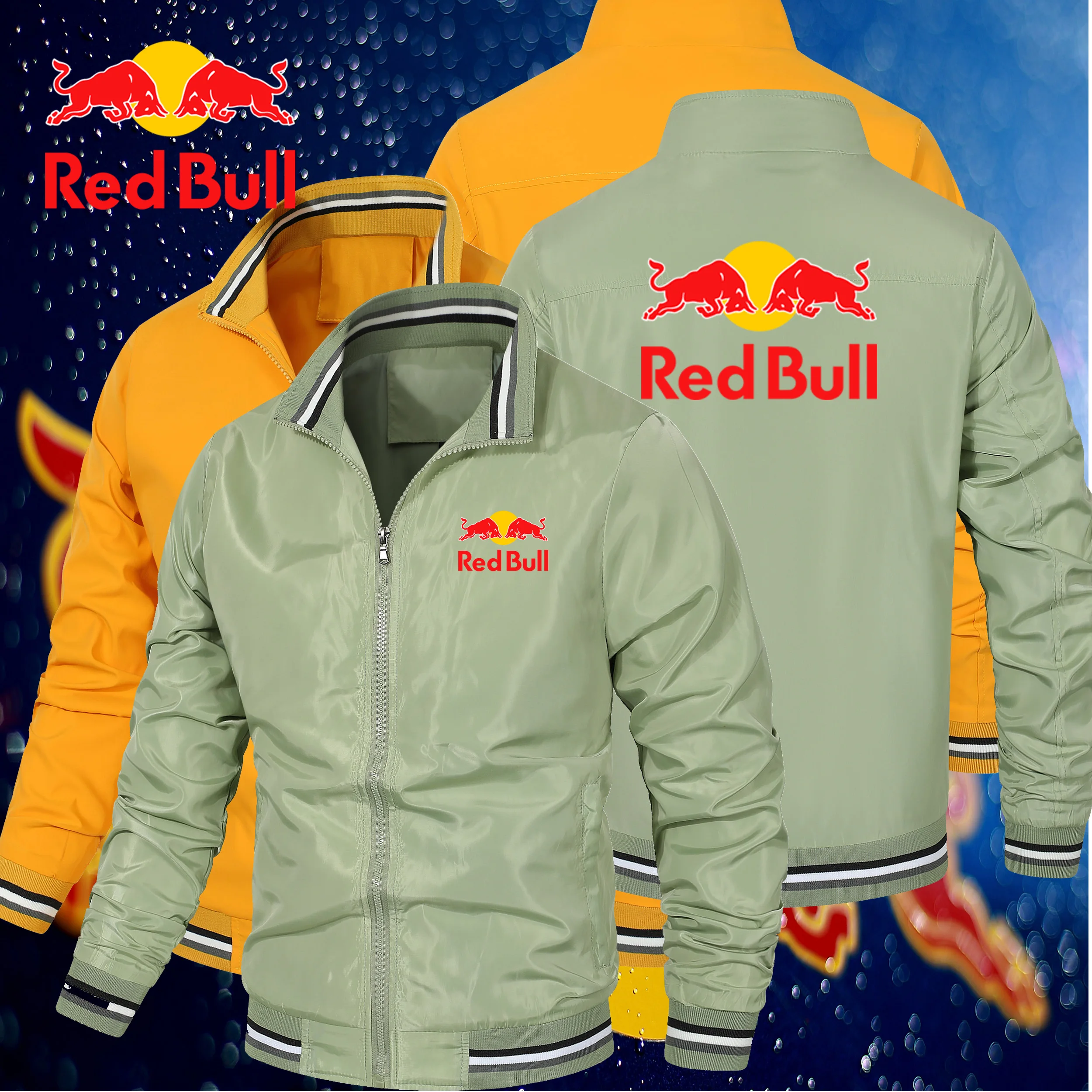2025 Men's Bestsellers Casual Retro Red Bull Logo Top, Motorcycle Jacket, Windproof Spring Men's Jacket For Motorcycle Races
2025 Men's Bestsellers Casual Retro Red Bull Logo Top, Motorcycle Jacket, Windproof Spring Men's Jacket For Motorcycle Races