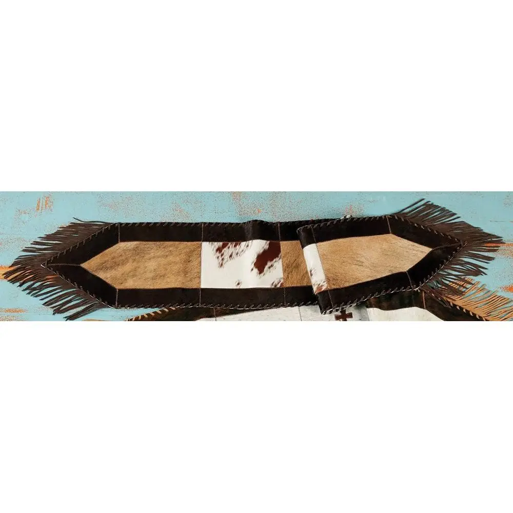 Natural Leather Table Runner, Stylish Decor, 10 Wide x 5' Long
Natural Leather Table Runner, Stylish Decor, 10 Wide x 5' Long