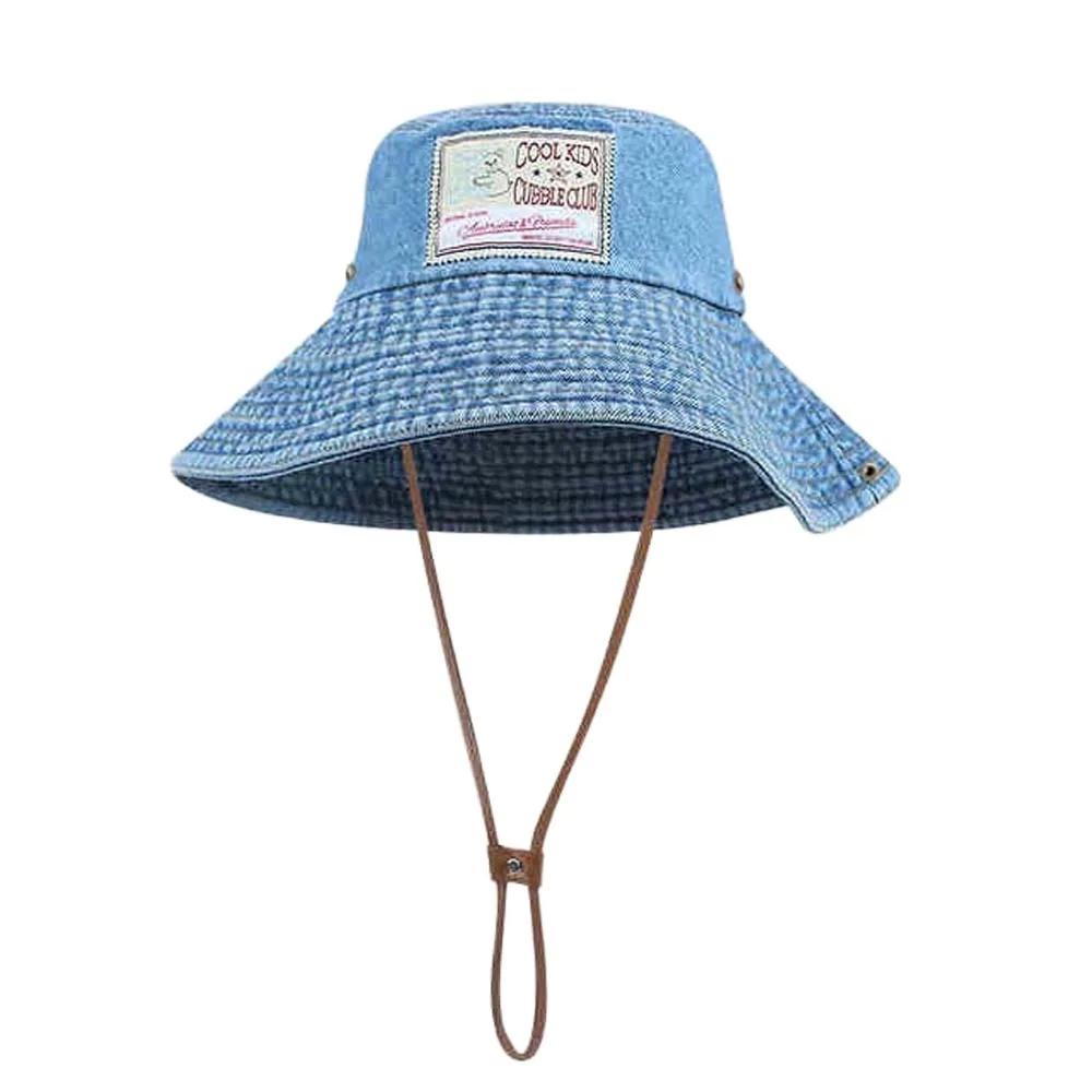 Sunshade Denim Bucket Hats Lightweight Japanese Style Retro Fisherman Hat PU Wide-Brimmed Sun Protection Basin Cap Summer
Sunshade Denim Bucket Hats Lightweight Japanese Style Retro Fisherman Hat PU Wide-Brimmed Sun Protection Basin Cap Summer