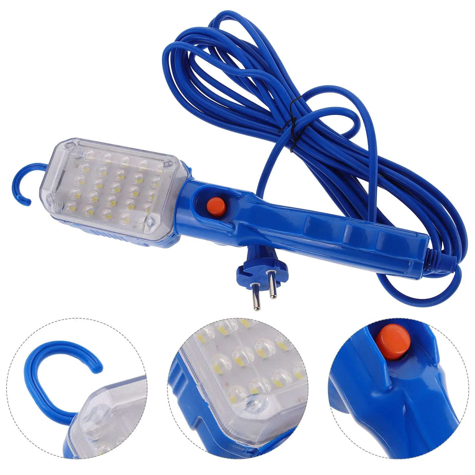 Portable LED Work Light Handheld Car Work Light Bright Illumination for Auto Repair Construction Lighting Workshop Garage Use
Portable LED Work Light Handheld Car Work Light Bright Illumination for Auto Repair Construction Lighting Workshop Garage Use