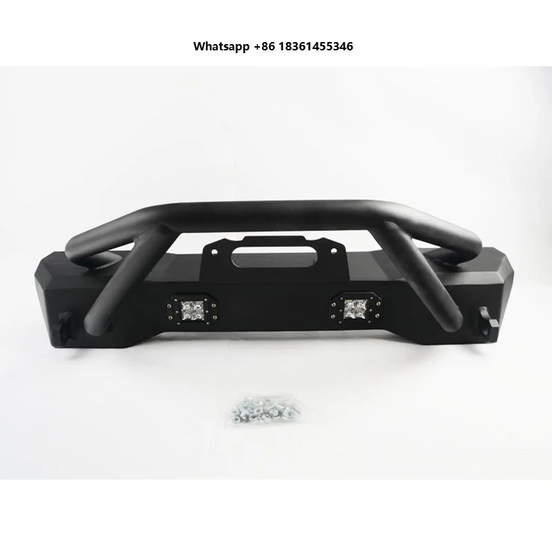 For Wrangler JK 2007+ Offroad Accessories Black Off-Road Front Bumper with Light Fit
For Wrangler JK 2007+ Offroad Accessories Black Off-Road Front Bumper with Light Fit
