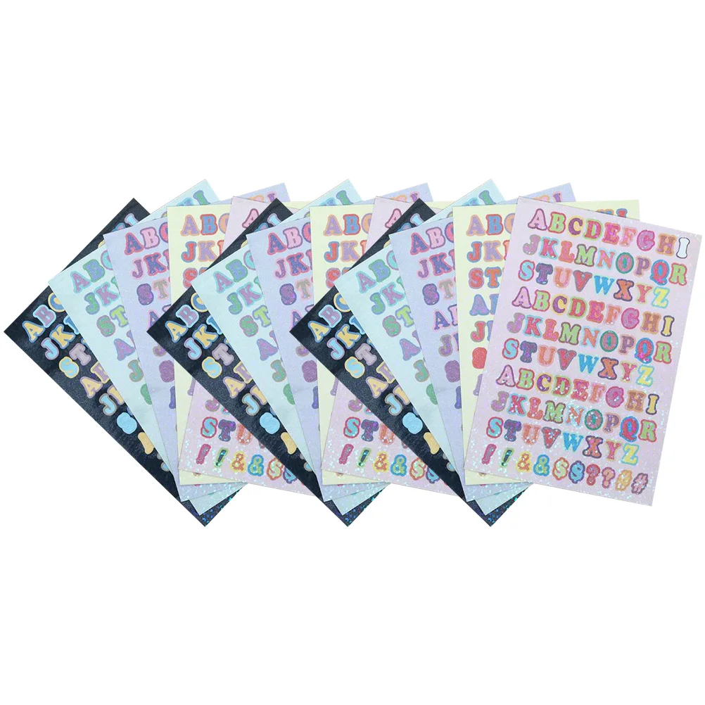 15 Sheets Alphabet Glitter Stickers Colorful Letters Waterproof for Scrapbook DIY Craft Decorative Letter Stickers Home
15 Sheets Alphabet Glitter Stickers Colorful Letters Waterproof for Scrapbook DIY Craft Decorative Letter Stickers Home