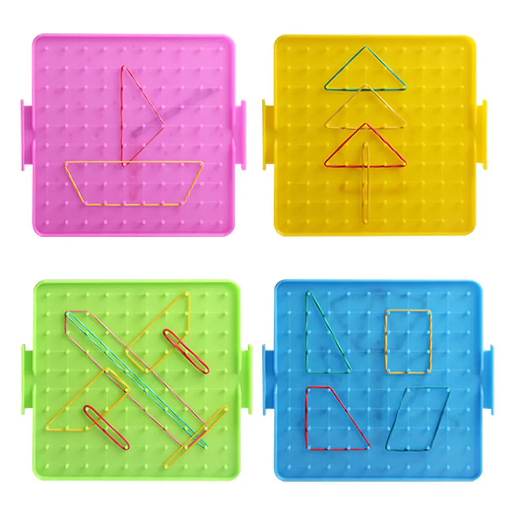 1Set Nail Plate Primary Mathematics Nail Board Safe Educational Teaching Instrument Creative Geometry Learning Tool School
1Set Nail Plate Primary Mathematics Nail Board Safe Educational Teaching Instrument Creative Geometry Learning Tool School