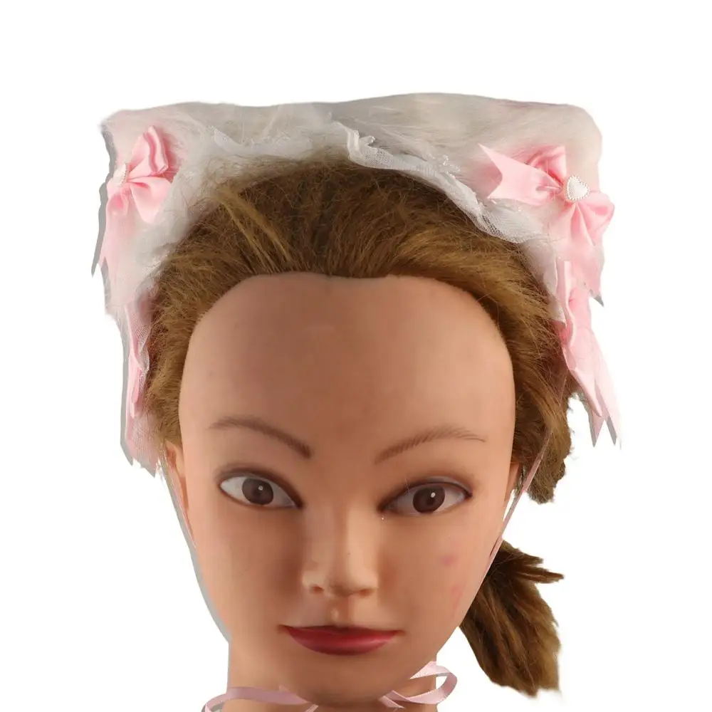 Creative Cat Ears Lolita Lace Headband Jk Kawaii Ruffled Headband Ribbon Bow Hair Accessories Barrettes Daily
Creative Cat Ears Lolita Lace Headband Jk Kawaii Ruffled Headband Ribbon Bow Hair Accessories Barrettes Daily