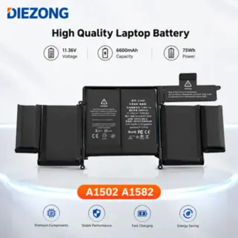 New A1582 Battery for Macbook Pro 13'' A1502 Battery 2015 Retina High-Quality Fast Shipping Persistent Standby Fast Charging
New A1582 Battery for Macbook Pro 13'' A1502 Battery 2015 Retina High-Quality Fast Shipping Persistent Standby Fast Charging