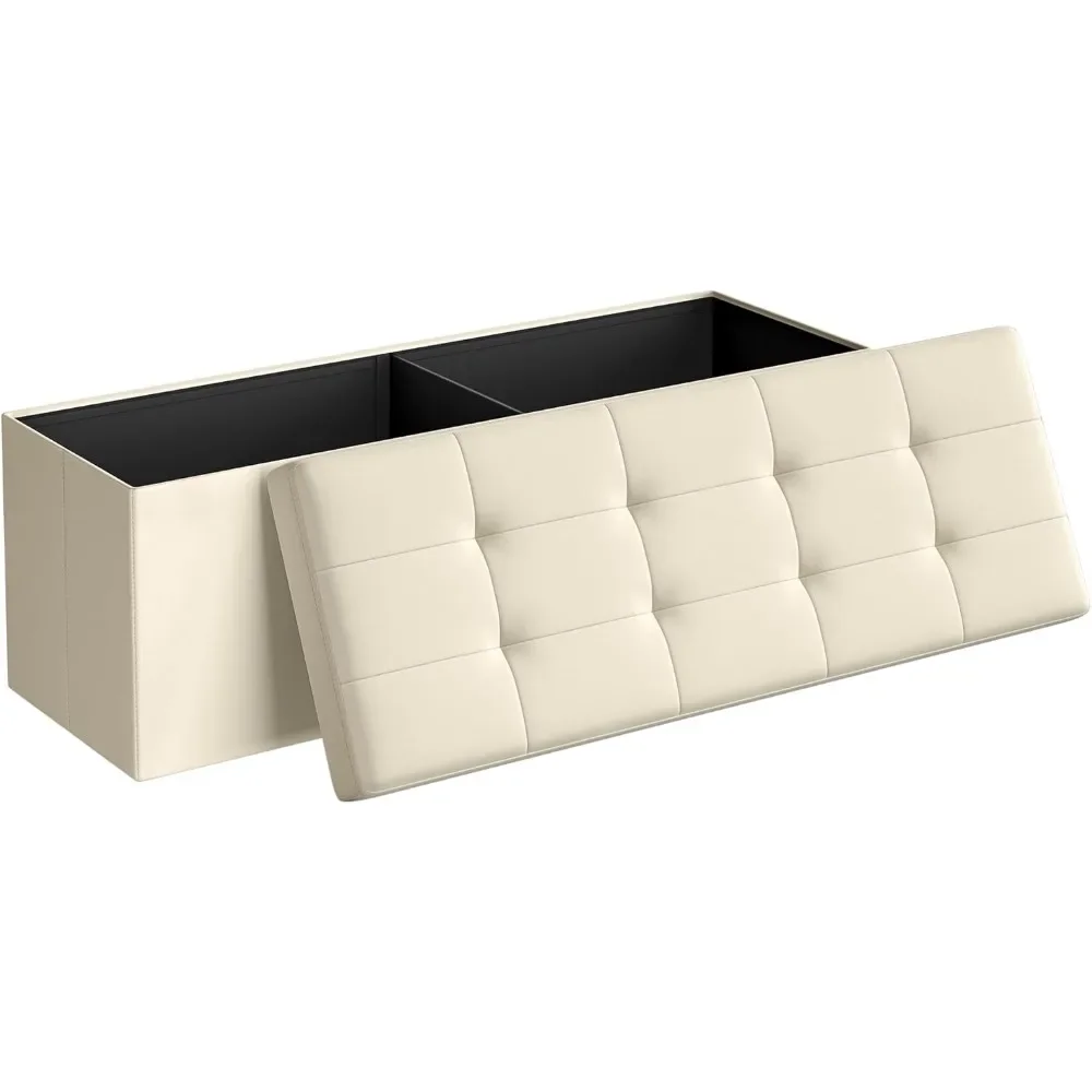 43 Inches Folding Storage Bench, End of Bed Bench, Storage Chest, Load 660 Lb, for Living Room, Bedroom, Entryway
43 Inches Folding Storage Bench, End of Bed Bench, Storage Chest, Load 660 Lb, for Living Room, Bedroom, Entryway
