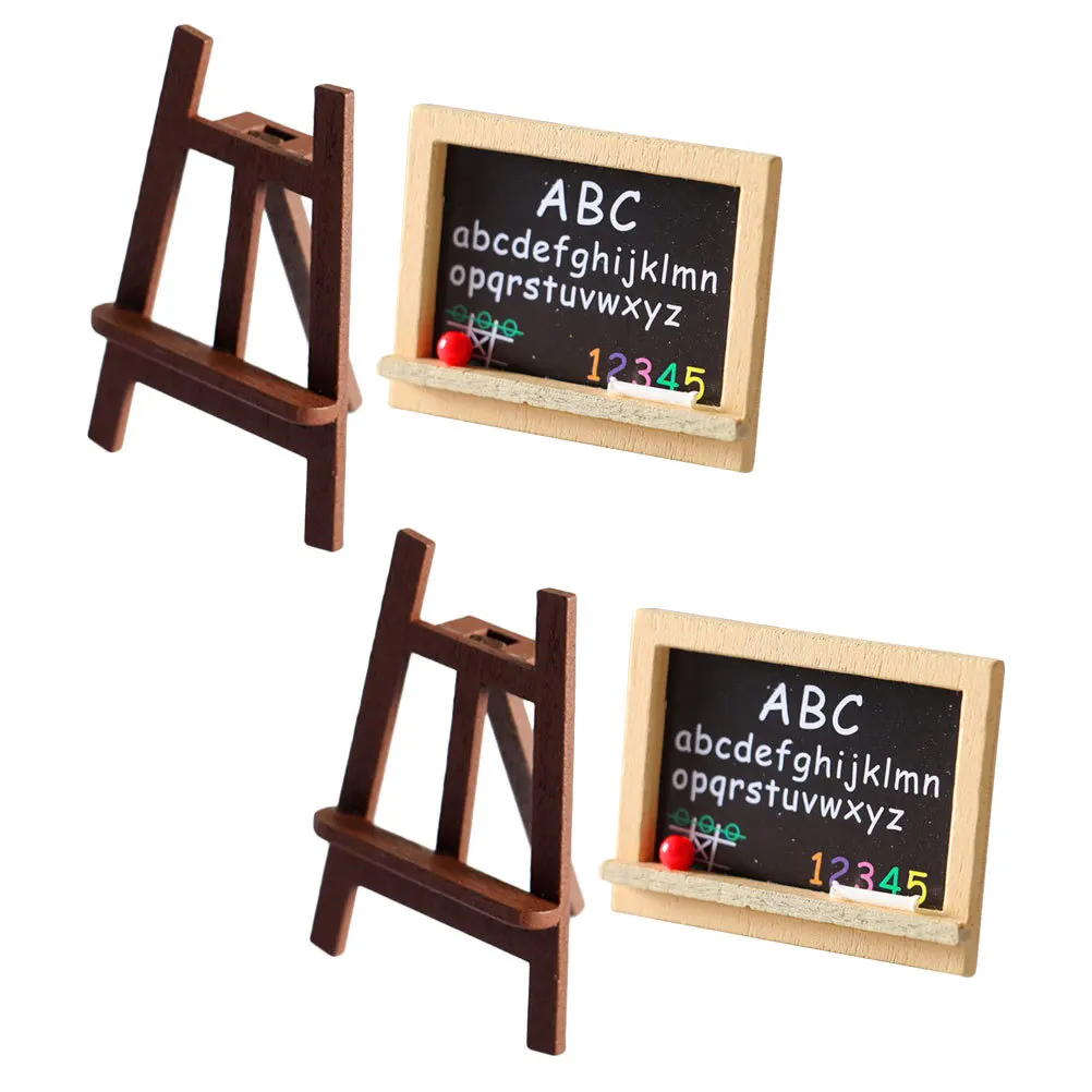 1Set Miniature Easel Wooden Craft Decor for Dollhouse DIY Landscaping Accessory Small Blackboard Ornament Simulation Sketching
1Set Miniature Easel Wooden Craft Decor for Dollhouse DIY Landscaping Accessory Small Blackboard Ornament Simulation Sketching