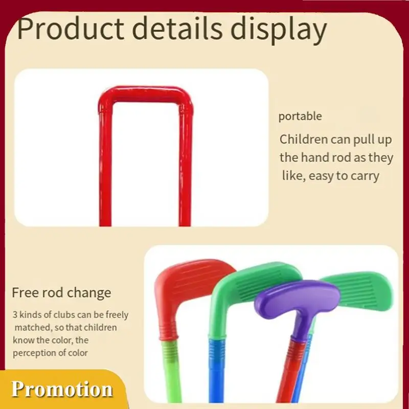 Hot!Toddler Golf Set With 3 Balls 3 Golf Sticks, 2 Practice Holes And Golf Cart, Sport Toys Gift For Kids
Hot!Toddler Golf Set With 3 Balls 3 Golf Sticks, 2 Practice Holes And Golf Cart, Sport Toys Gift For Kids