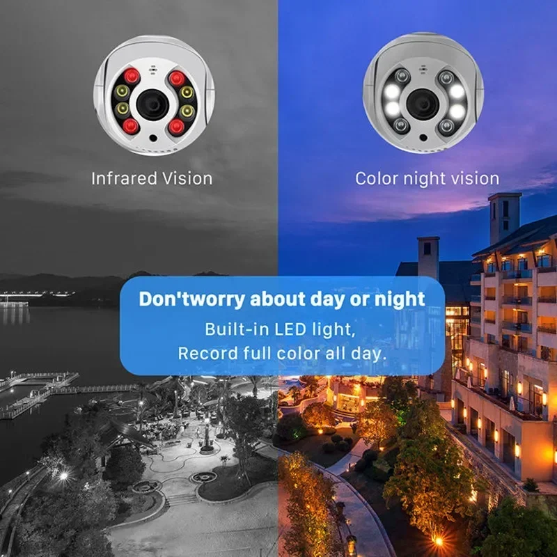 8MP 4K IP Camera 5MP PTZ Camera Surveillance Monitor Camera Smart Home Outdoor Wireless WIFI Speed Dome Auto Tracking
8MP 4K IP Camera 5MP PTZ Camera Surveillance Monitor Camera Smart Home Outdoor Wireless WIFI Speed Dome Auto Tracking