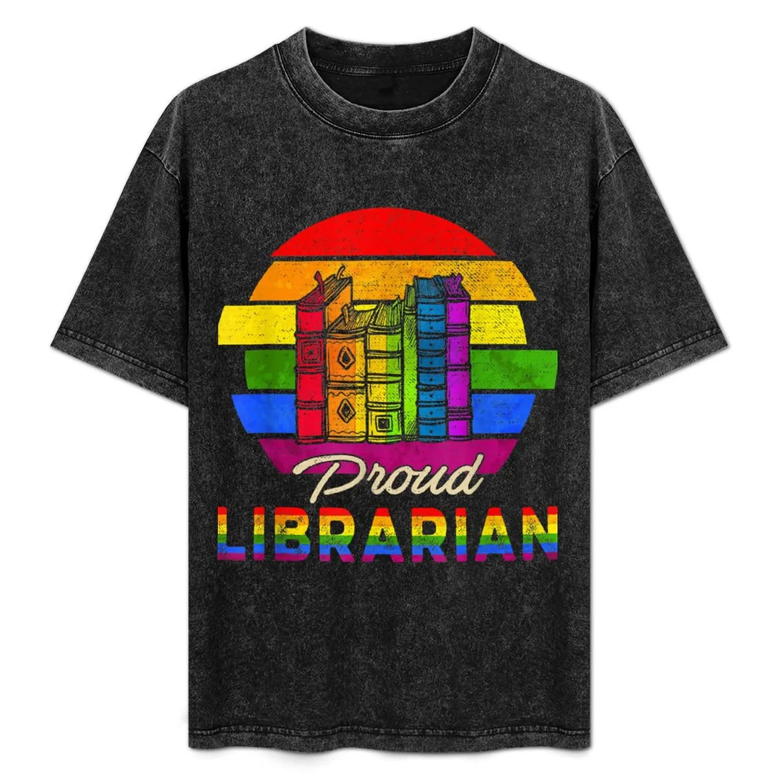 Vintage Retro Proud Librarian Rainbow Flag Proud LGBT Lover T-Shirt Lightweight Print T-Shirt
Vintage Retro Proud Librarian Rainbow Flag Proud LGBT Lover T-Shirt Lightweight Print T-Shirt
