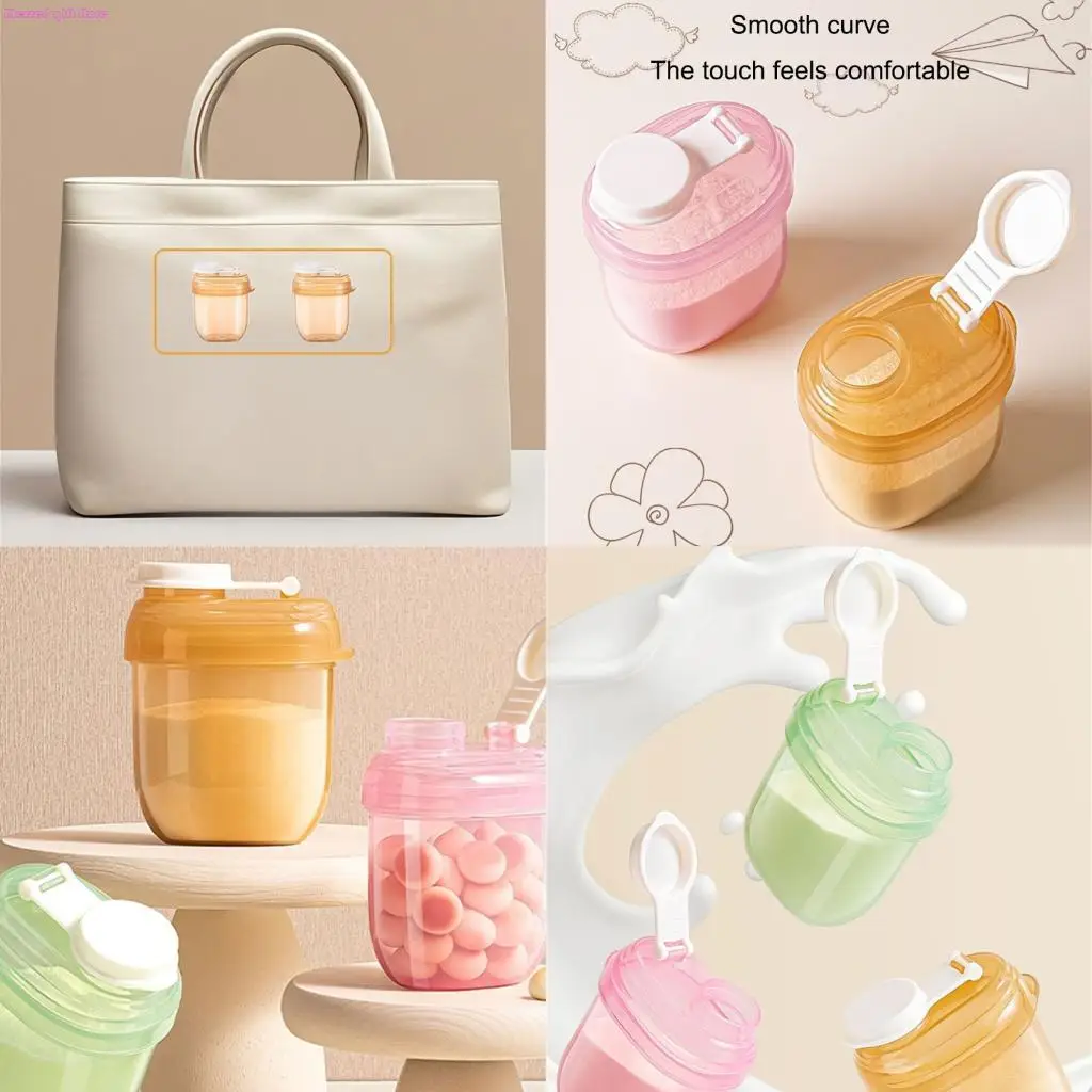D0JC Baby Powder Portable Container Smooth Interior 90ml Capacity Leak Proof Feeding Solution
D0JC Baby Powder Portable Container Smooth Interior 90ml Capacity Leak Proof Feeding Solution