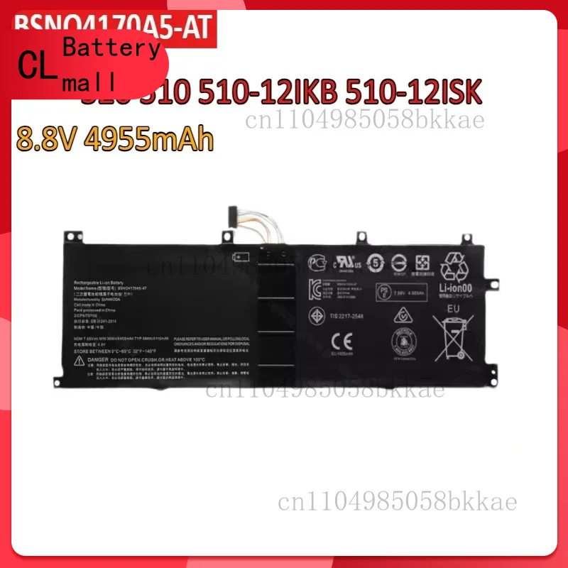 8.8V 4955mAh BSNO4170A5-AT Laptop Battery For Lenovo Miix 520-12IKB 510-12ISK BSNO4170A5-LH 525-12IKB LH5B10L67278
8.8V 4955mAh BSNO4170A5-AT Laptop Battery For Lenovo Miix 520-12IKB 510-12ISK BSNO4170A5-LH 525-12IKB LH5B10L67278