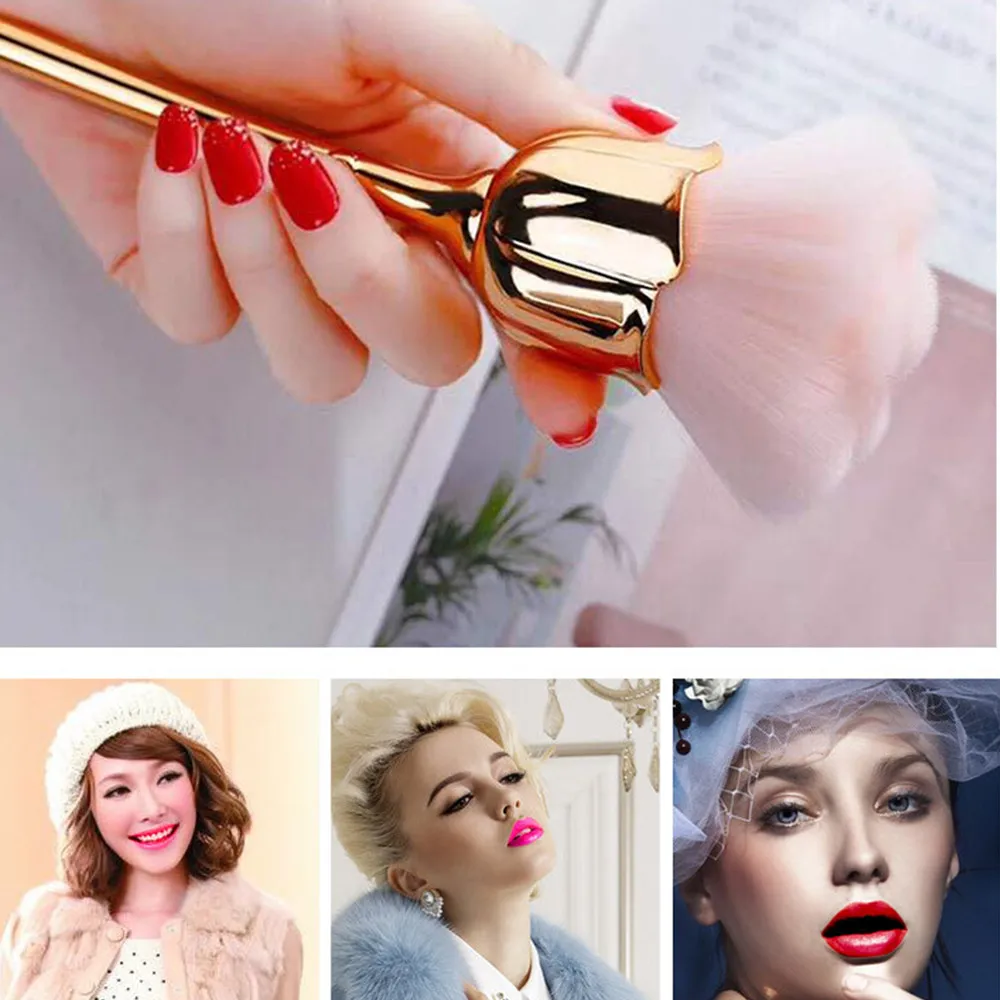 Flower Nail Brush For Manicure Rose Nail Art Brush Popular Round Small Gel Polish Dust Cleaning Brushes Nail Accesories Tool
Flower Nail Brush For Manicure Rose Nail Art Brush Popular Round Small Gel Polish Dust Cleaning Brushes Nail Accesories Tool