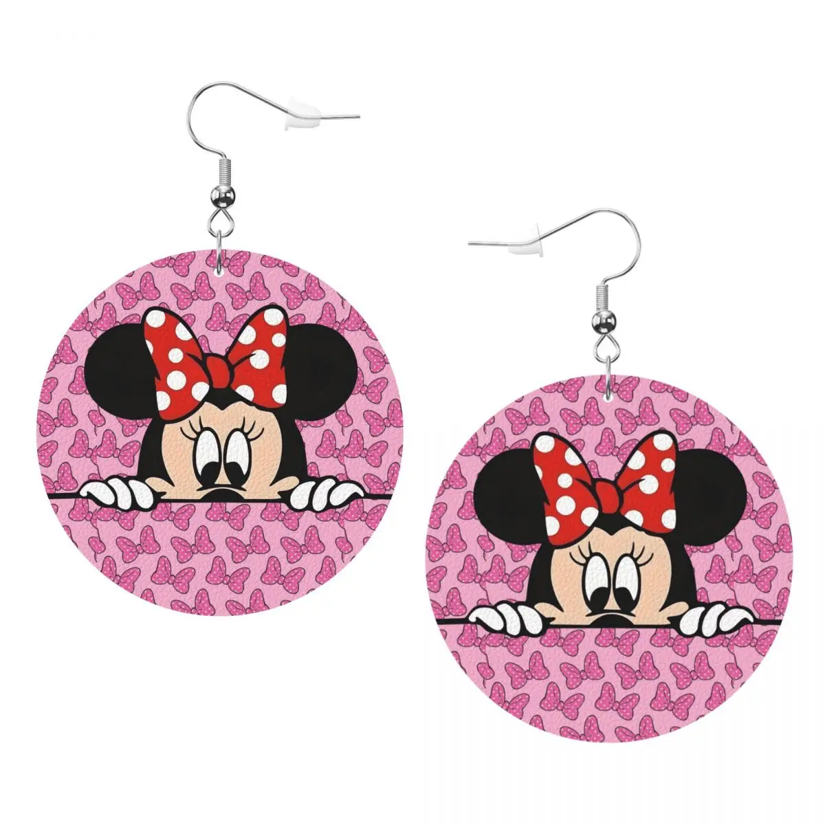 Custom Funny Minnie Mouse PVC Leather Earrings Dangle Earrings Jewelry For Women For Wife Mother Gift
Custom Funny Minnie Mouse PVC Leather Earrings Dangle Earrings Jewelry For Women For Wife Mother Gift
