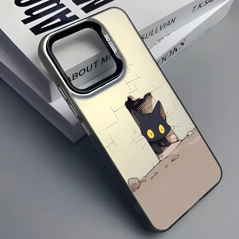 Cute Cartoon Cat Phone Case For IPhone 16 15 14 13 12 11 Pro Max Black Purple Matte Laser Metallic Aurora Funda
Cute Cartoon Cat Phone Case For IPhone 16 15 14 13 12 11 Pro Max Black Purple Matte Laser Metallic Aurora Funda