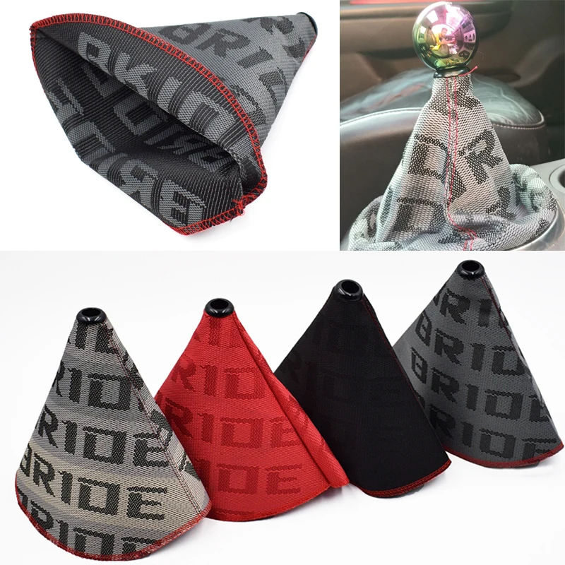 High Quality Hyper Fabric Shifter Boot Racing Shift Knob Cover Collars for Universal Car With Red Stitching interior parts
High Quality Hyper Fabric Shifter Boot Racing Shift Knob Cover Collars for Universal Car With Red Stitching interior parts